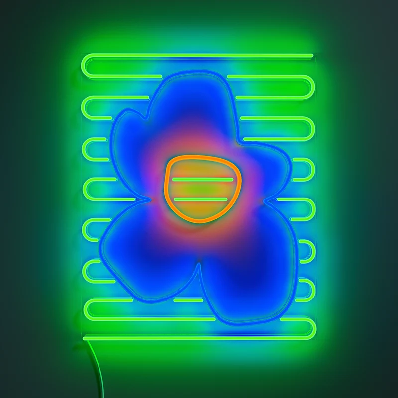 Blue Flower by Micke Lindebergh - Yellowpop