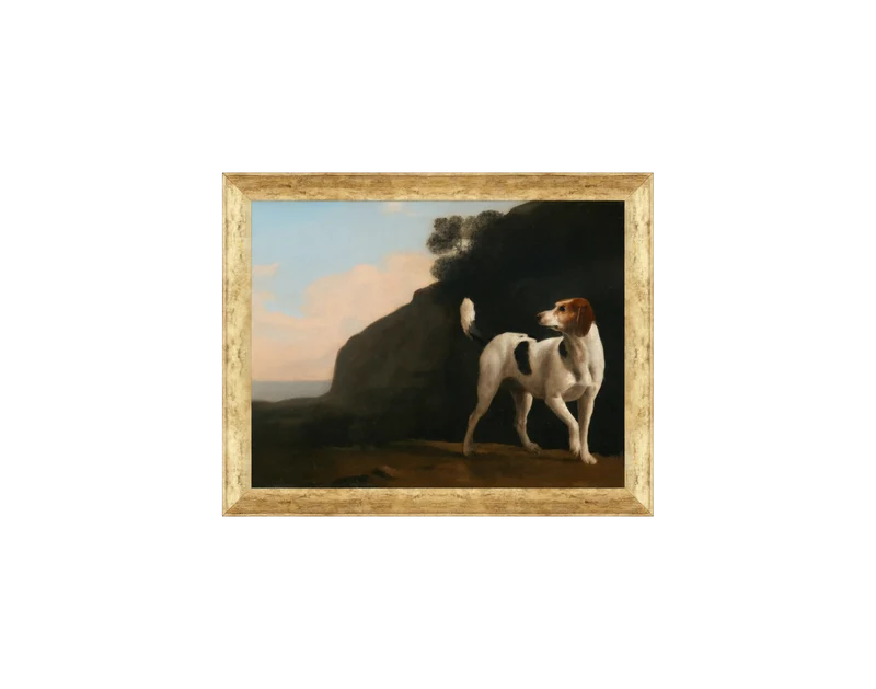 VINTAGE DOG Toile encadrée