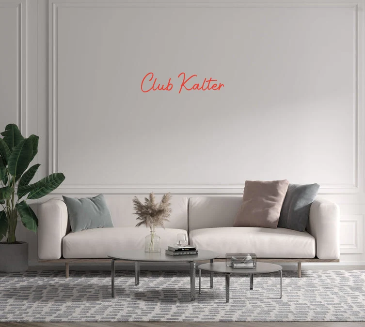 Custom text: Club Kalter