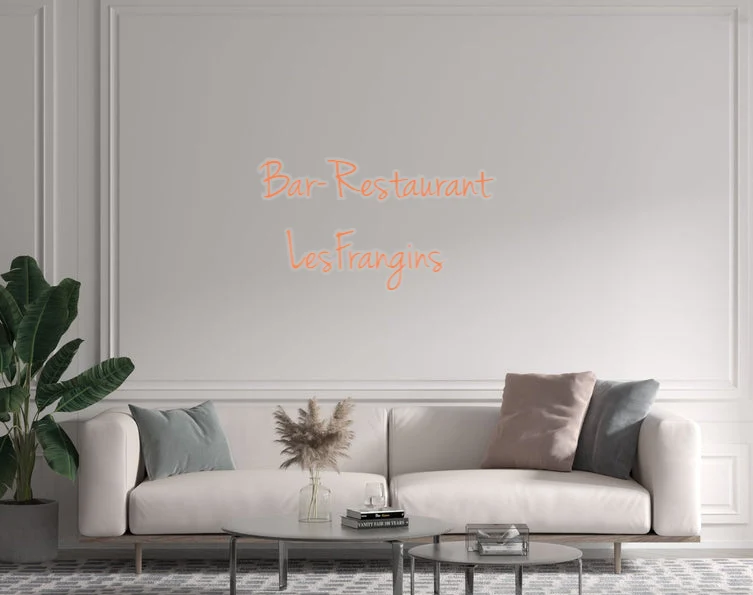 Custom text: Bar-Restaurant LesFrangins