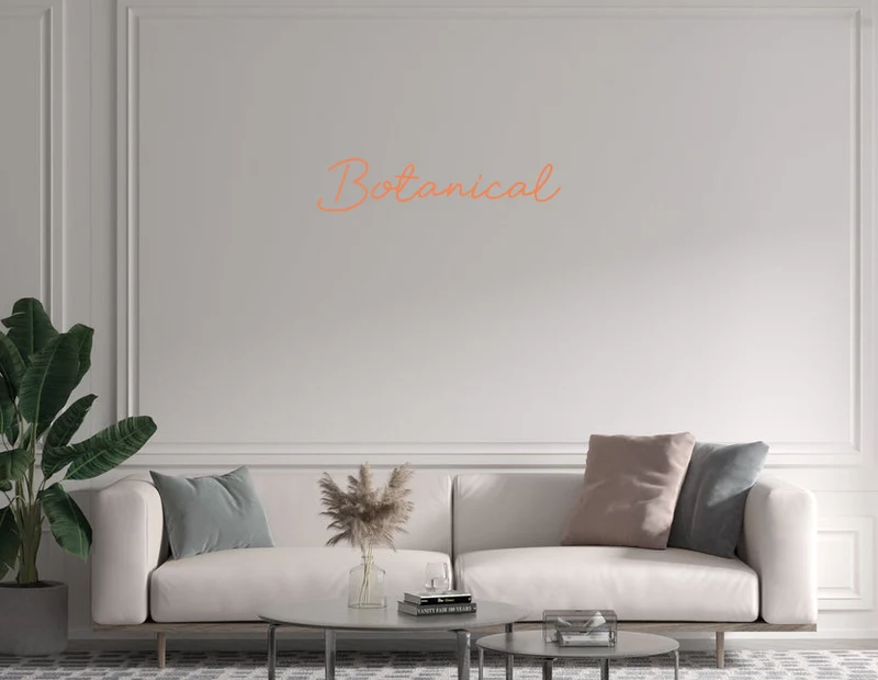 Custom text: Botanical