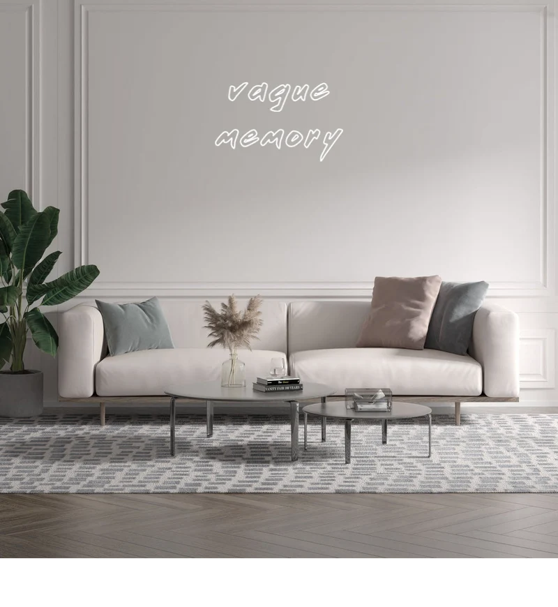 Custom text: vague memory