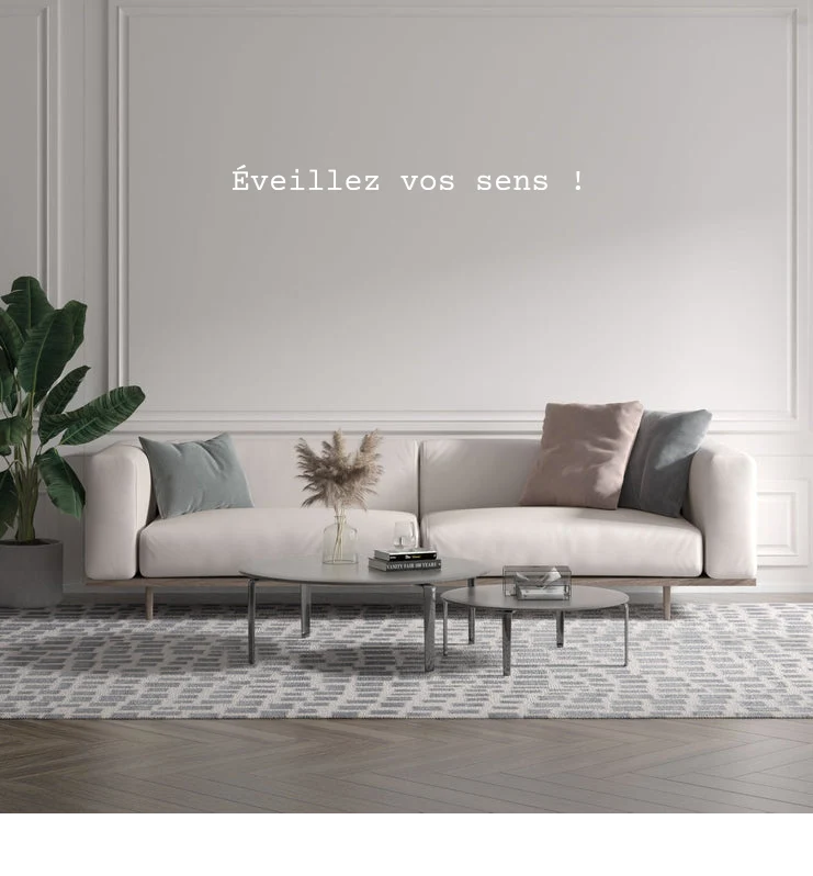 Custom text: Éveillez vos sens !