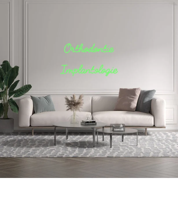 Custom text: Orthodontie Implantologie