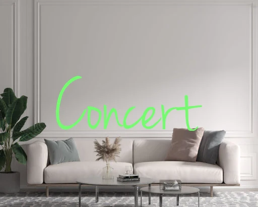 Custom text: Concert