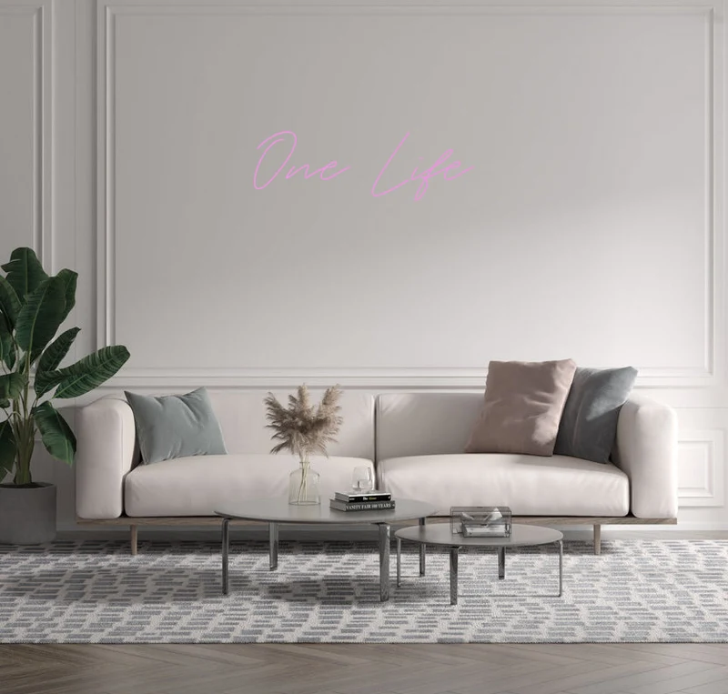 Custom text: One Life