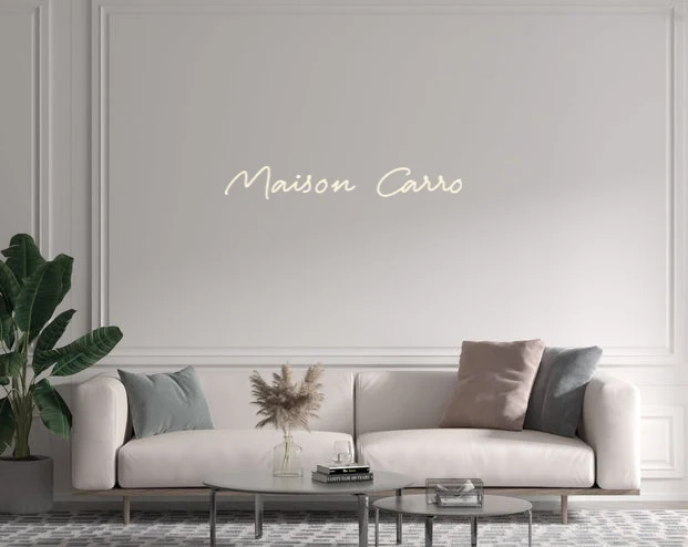Custom text: Maison Carro