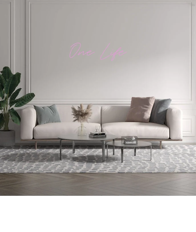 Custom text: One Life