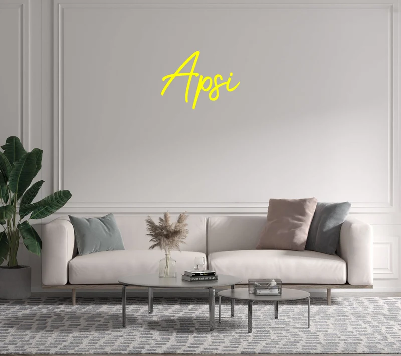 Custom text: Apsi