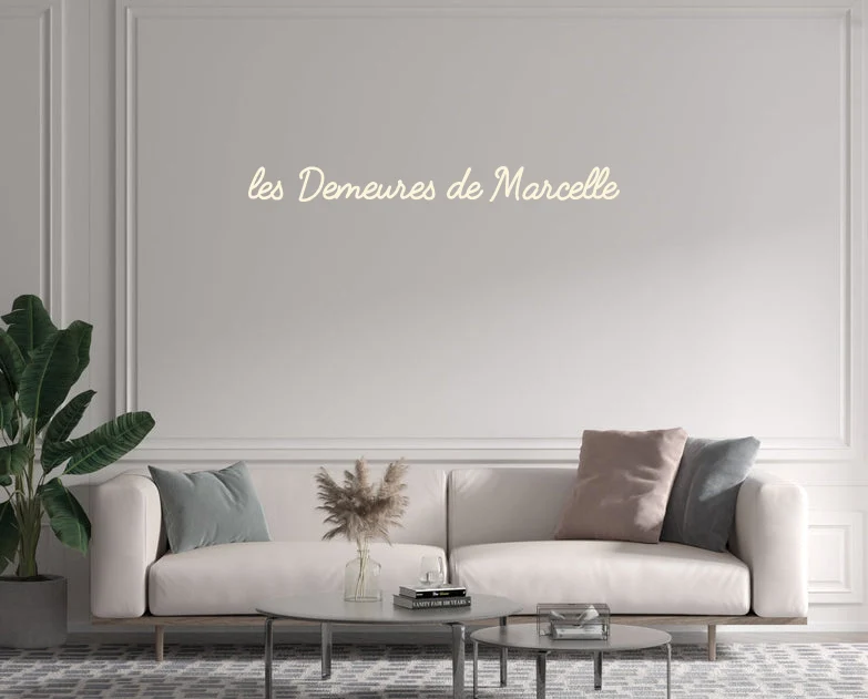 Custom text: les Demeures de Marcelle