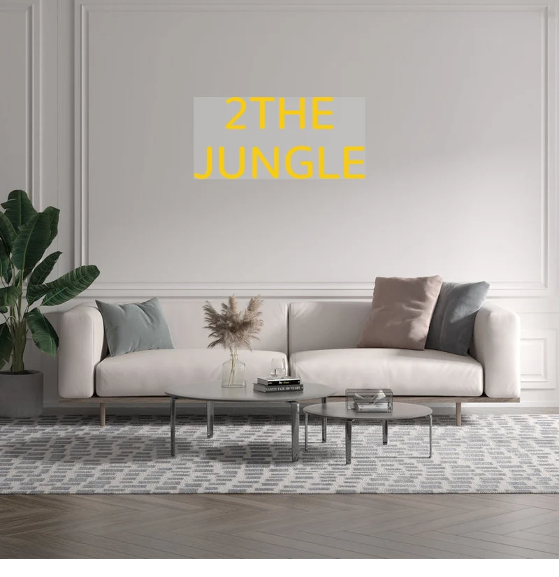 Custom text: 2THE JUNGLE