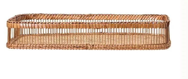BUSSI Panier en bambou - Surplus d'entrepôt