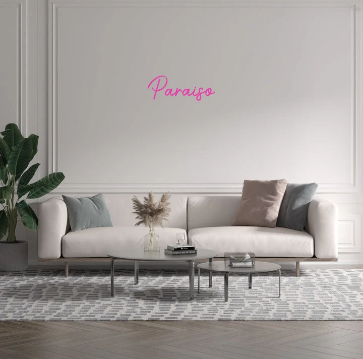 Custom text: Paraiso