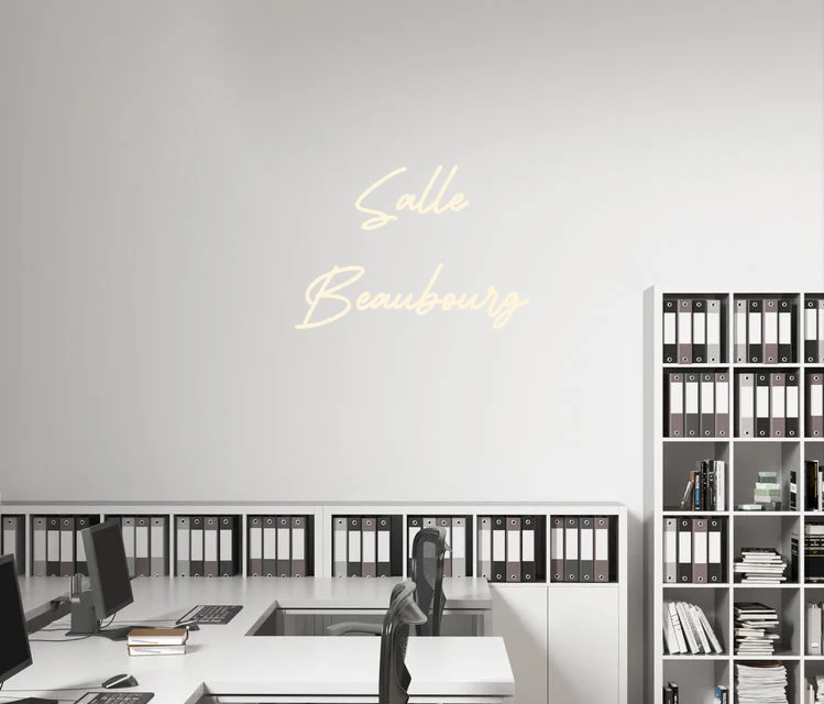 Custom text: Salle Beaubourg