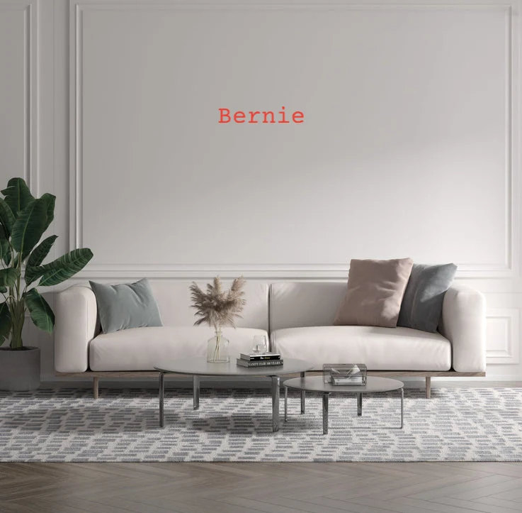 Custom text: Bernie
