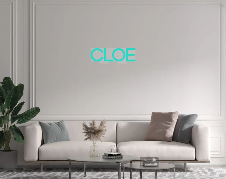 Custom text: CLOE