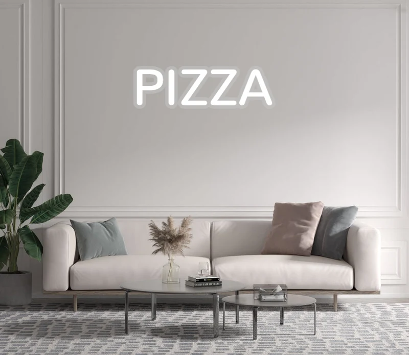 Custom text: PIZZA