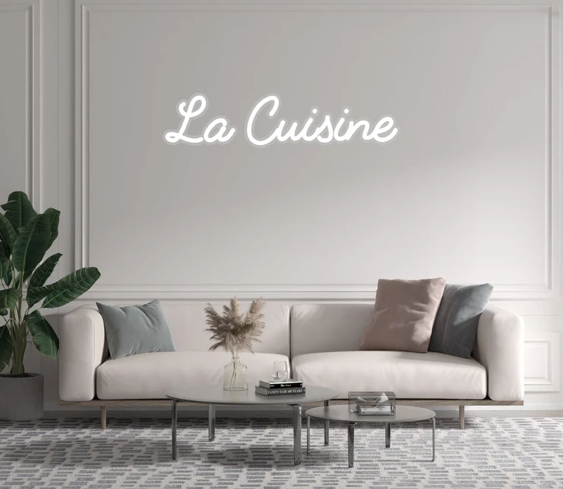 Custom text: La Cuisine