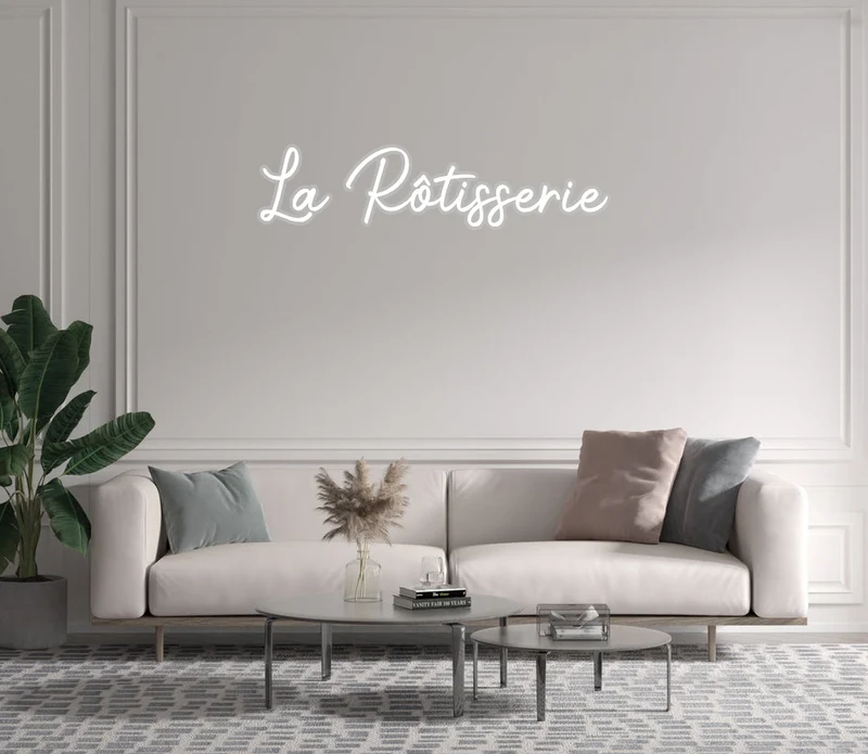 Custom text: La Rôtisserie