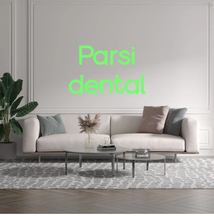 Custom text: Parsi dental
