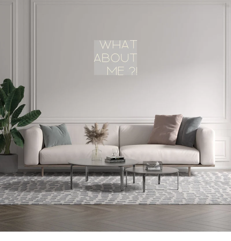 Custom text: What About Me ?!