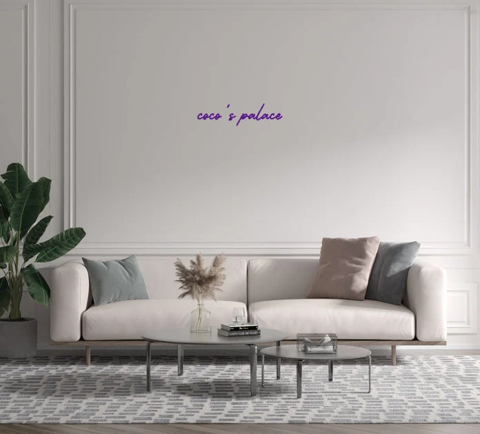 Custom text: coco's palace