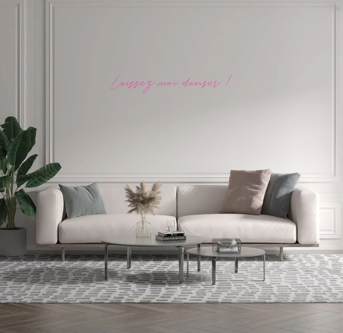 Custom text: Laissez moi danser !