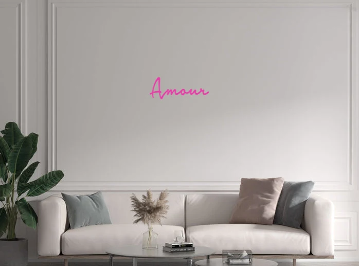 Custom text: Amour