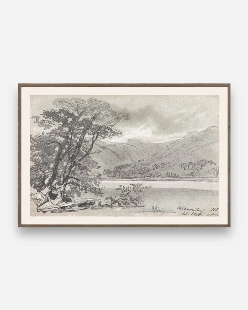 LEAR – FOLIO GRAPHITE LANDSCAPE I C. 1836