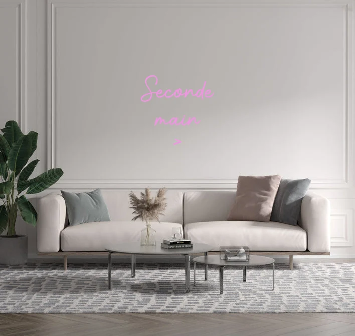 Custom text: Seconde main >