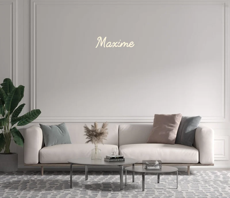 Custom text: Maxime