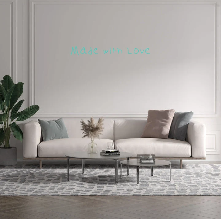 Custom text: Made with Love