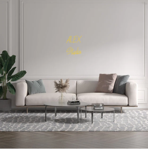 Custom text: ALEX Studio
