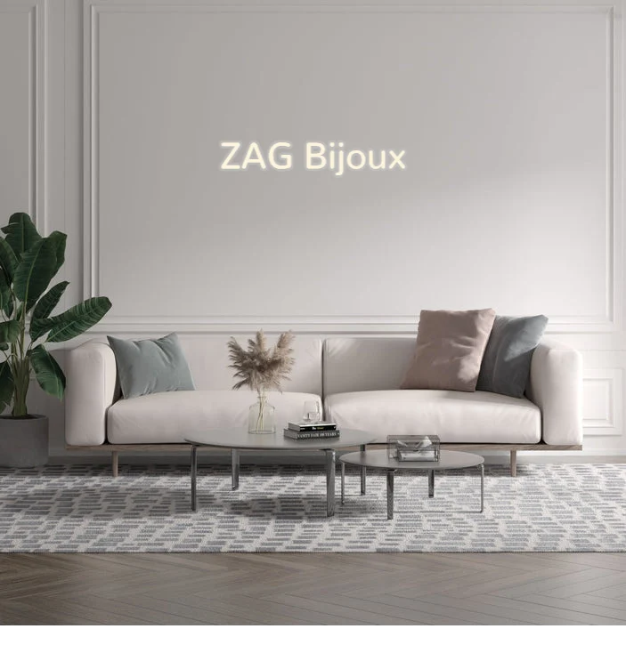 Custom text: ZAG Bijoux