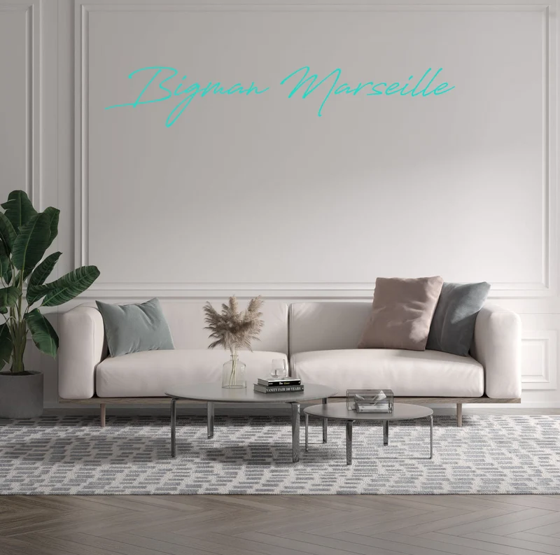 Custom text: Bigman Marseille