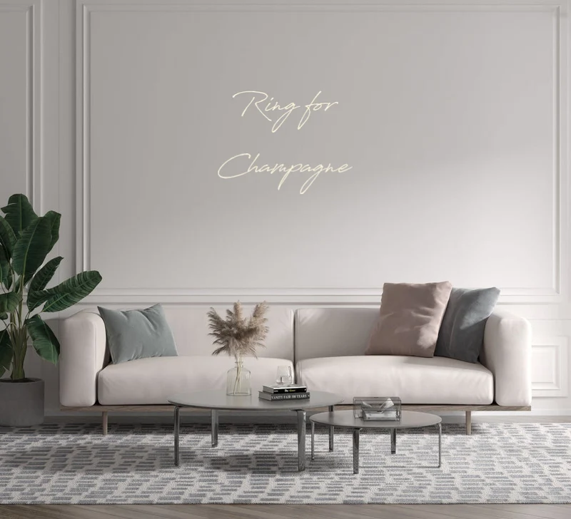 Custom text: Ring for Champagne