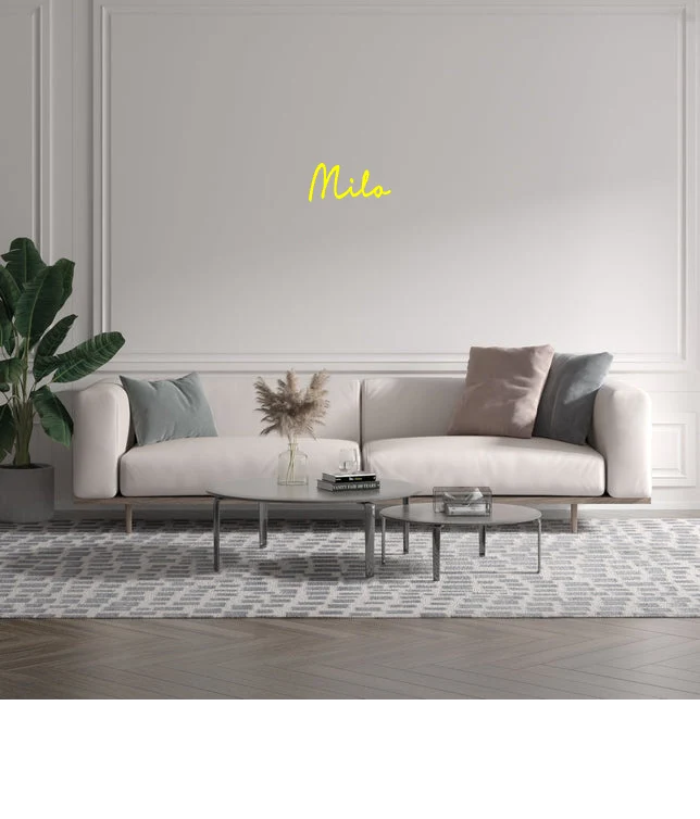 Custom text: Milo