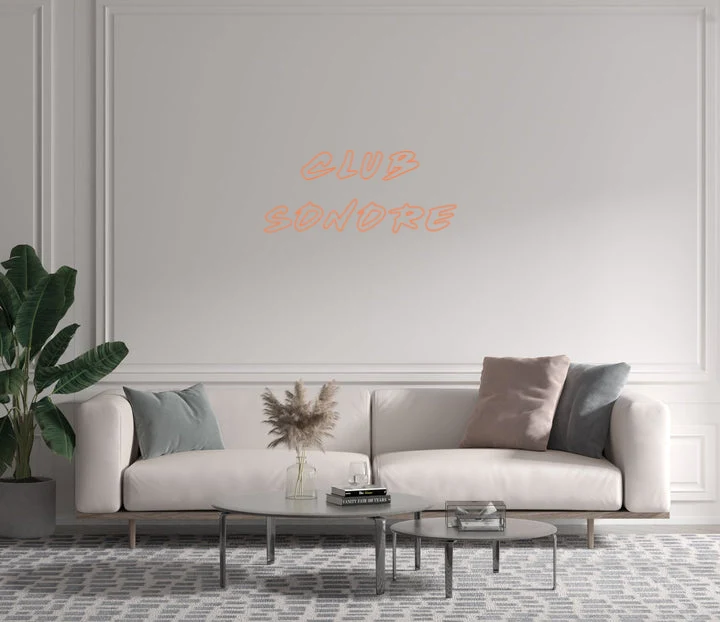 Custom text: CLUB SONORE