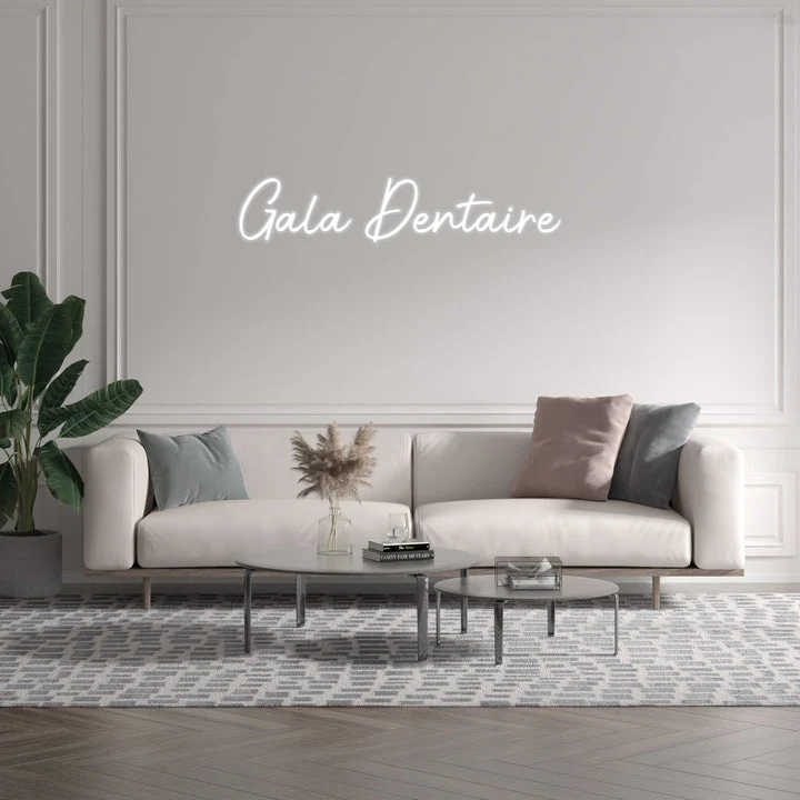 Custom text: Gala Dentaire