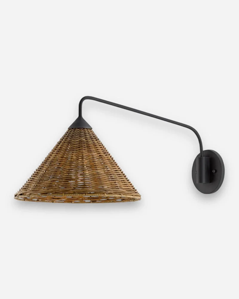 Basket Swing Arm Sconce