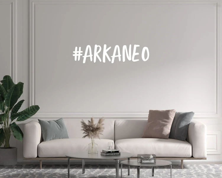 Custom text: #ARKANEO