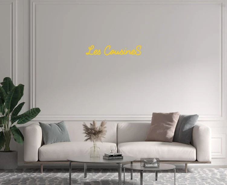 Custom text: Les CousineS