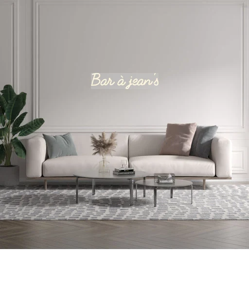 Custom text: Bar à jean's