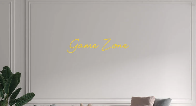 Custom text: Game Zone