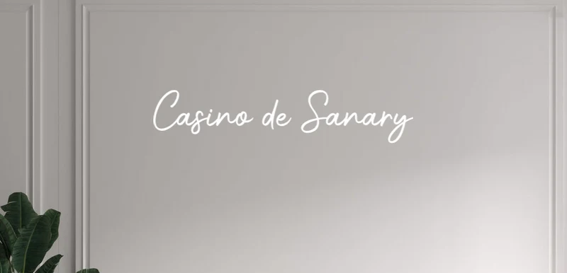Custom text: Casino de Sanary
