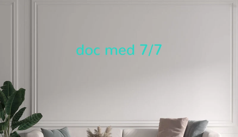 Custom text: doc med 7/7