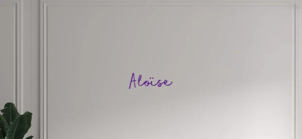 Custom text: Aloïse