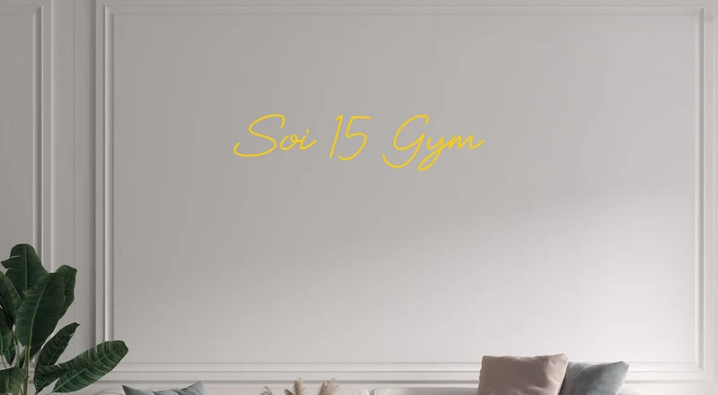 Custom text: Soi 15 Gym