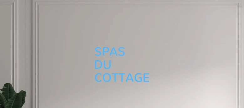Custom text: SPAS DU COTTAGE