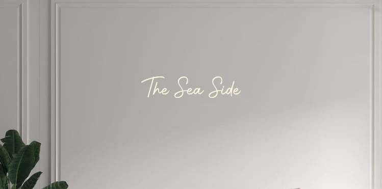Custom text: The Sea Side